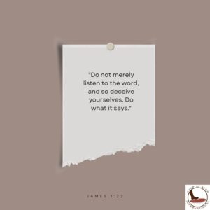 James 1:22